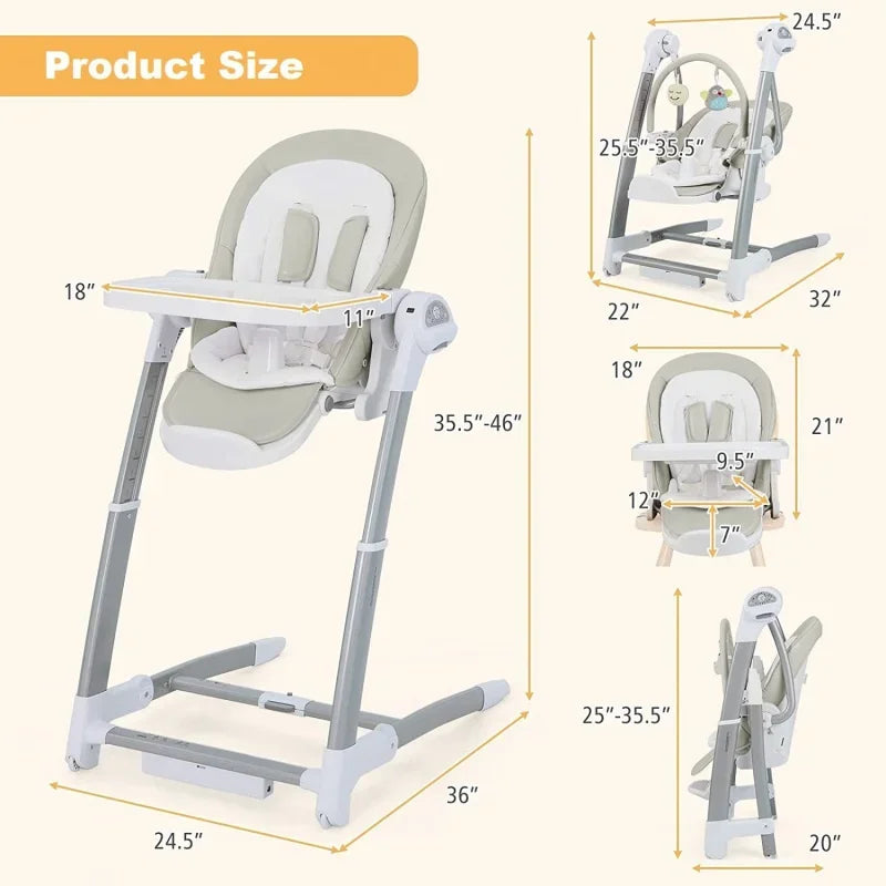 3 in 1 baby high chair