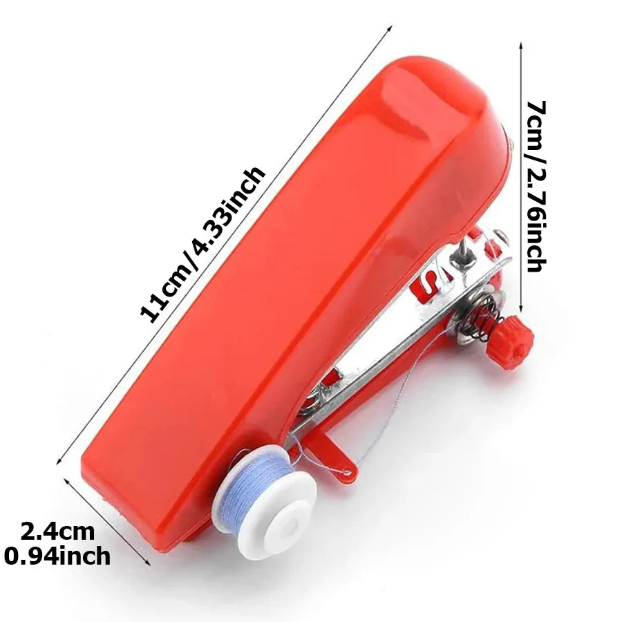 4 Colors Available Mini Manual Sewing Machine Daily Household Sewing Kit Multi Functional Portable Pocket Sewing Machine