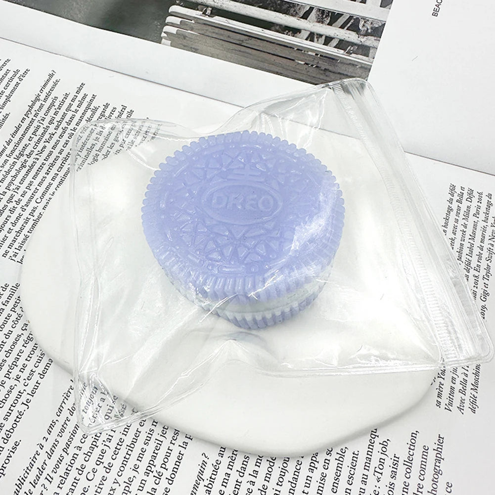 Big Oreo Biscuit Handmade Stress Relief Pinching Toy Kids Adults Anti-stress Ultra-Soft Oreo Fidget Decompression Squeeze Toy