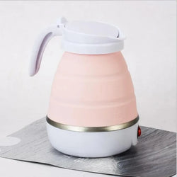 Convenient, Lightweight, and Portable 600ml Silicone Household Kettle - Durable Leakproof Foldable Design with Compression made