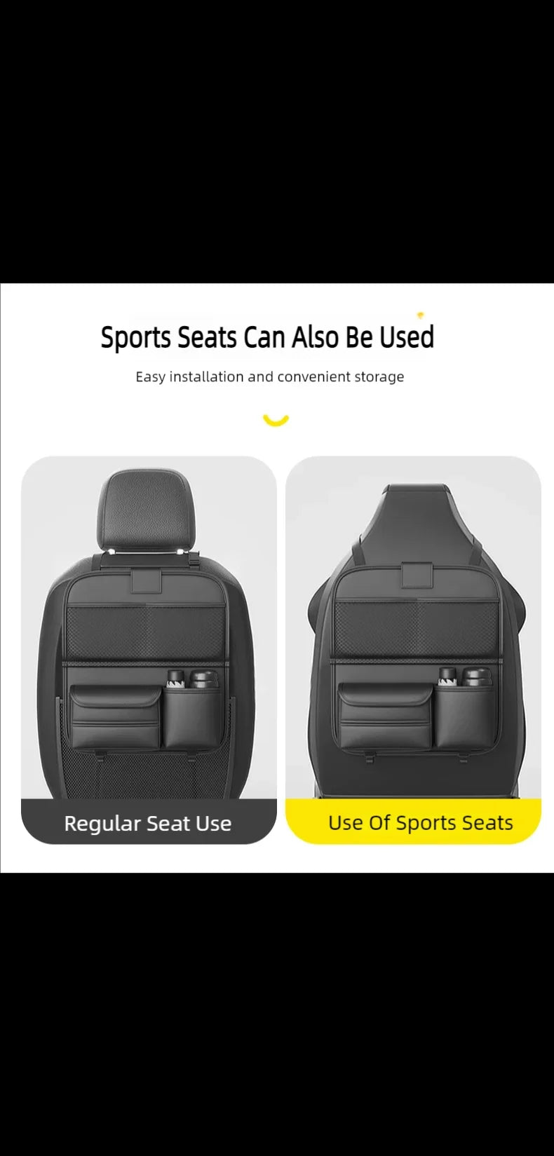 Car seat back Storage Rack Seat Bag Folding Small Table Board