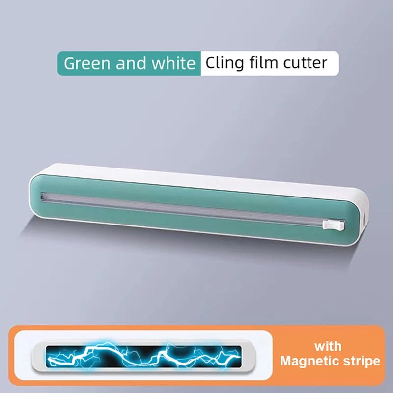 Magnetic Wrap & Foil Dispenser with Cutter — Kitchen Storage Box