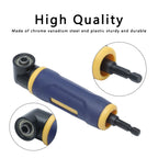 Right Angles Drills Driver 90 Degree Professional Right Angle Drill Adaptor 1/4in Hex Handle Attachment Extension Driver