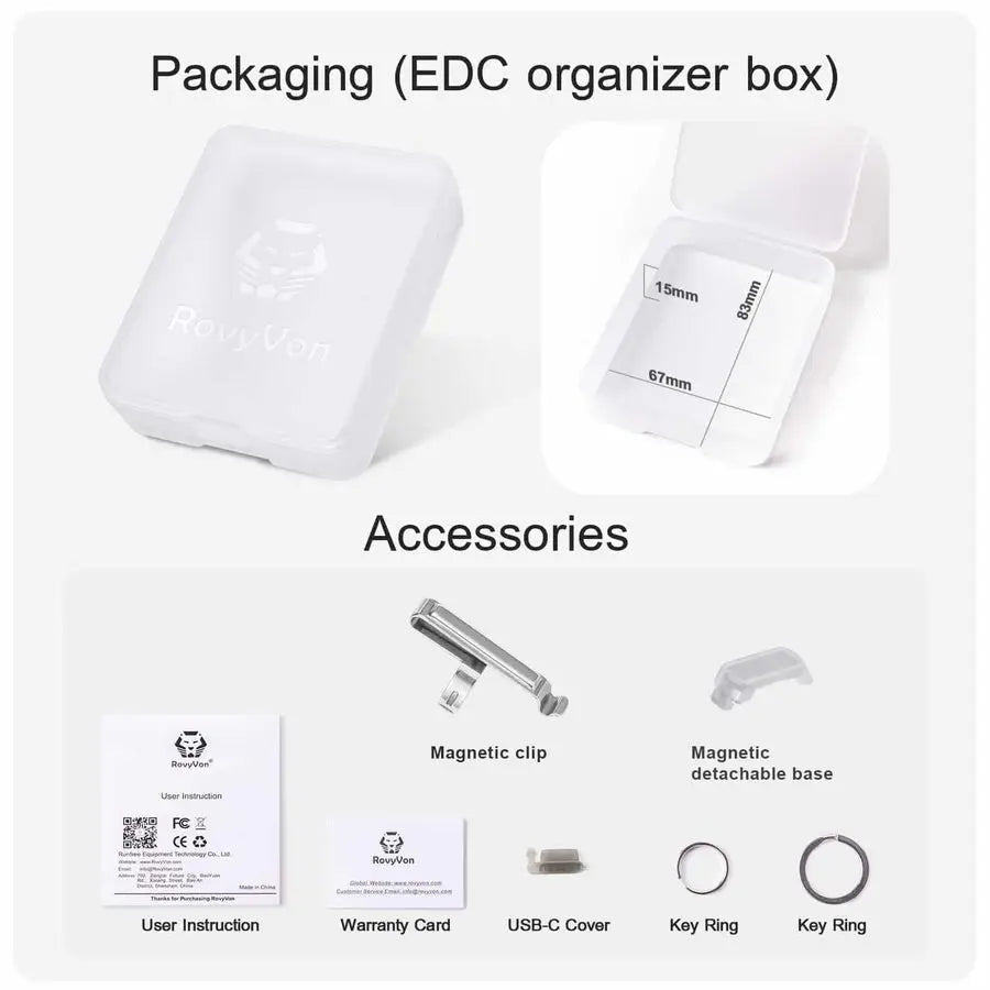 Aurora A7 G4 Keychain Flashlight, USB C Rechargeable Max 650 High Lumen Flashlights Super Bright with EDC Small Size, 8 Mode, Gl