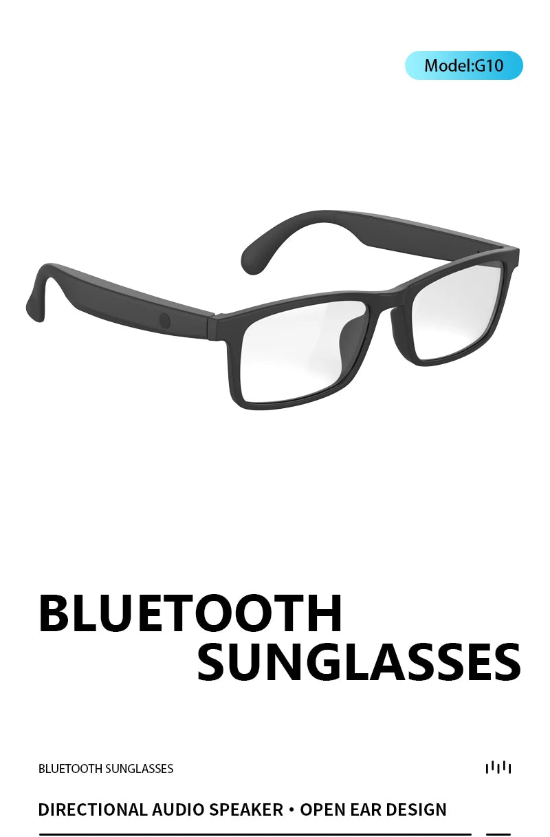 Smart Bluetooth Audio Sunglasses — Wireless Hands-Free Music Headset
