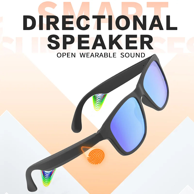 Smart Bluetooth Audio Sunglasses — Wireless Hands-Free Music Headset