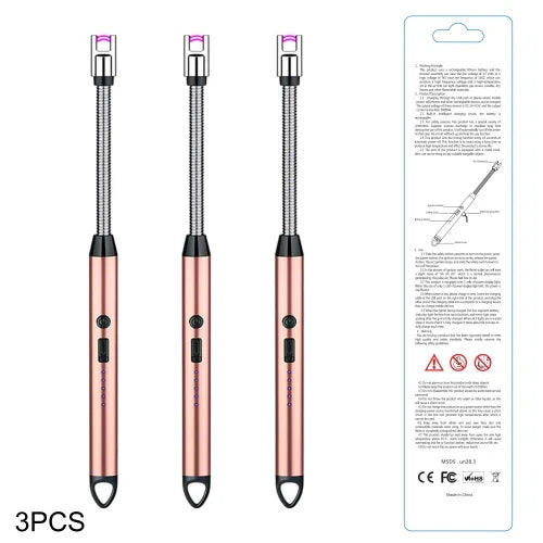 3pcs Rechargeable Electric Lighters