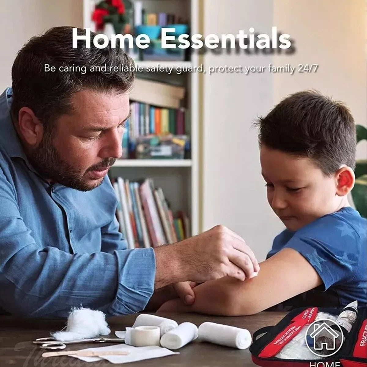 Portable Emergency First Aid Kit — Compact Travel & Car Medical Kit