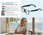 Smart glasses, app translation, color-changing lenses, high-definition voice calls, Hi-Fi music quality, open-ear audio glasses.