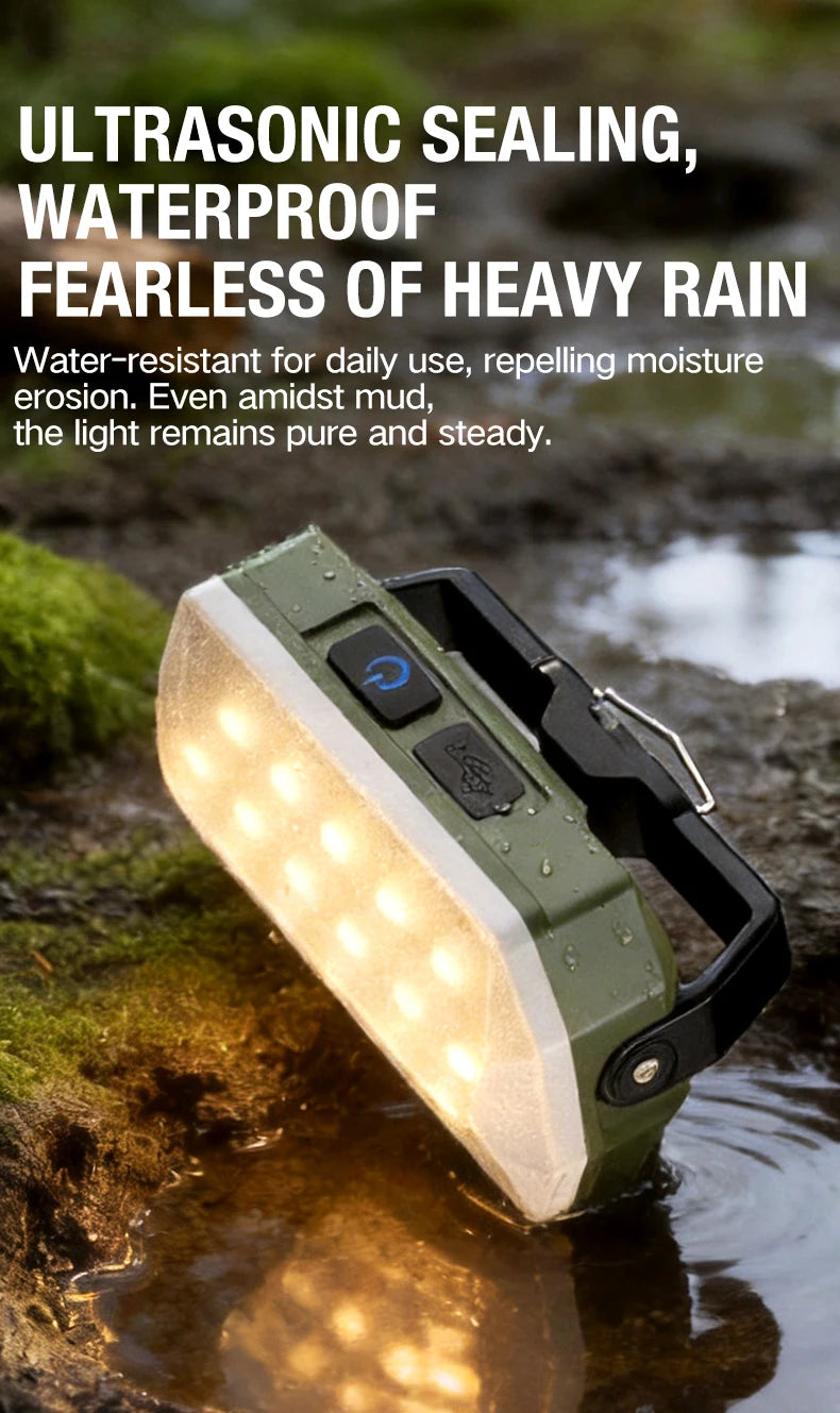 Rechargeable Camping Lantern — Portable Hanging Light for Tents