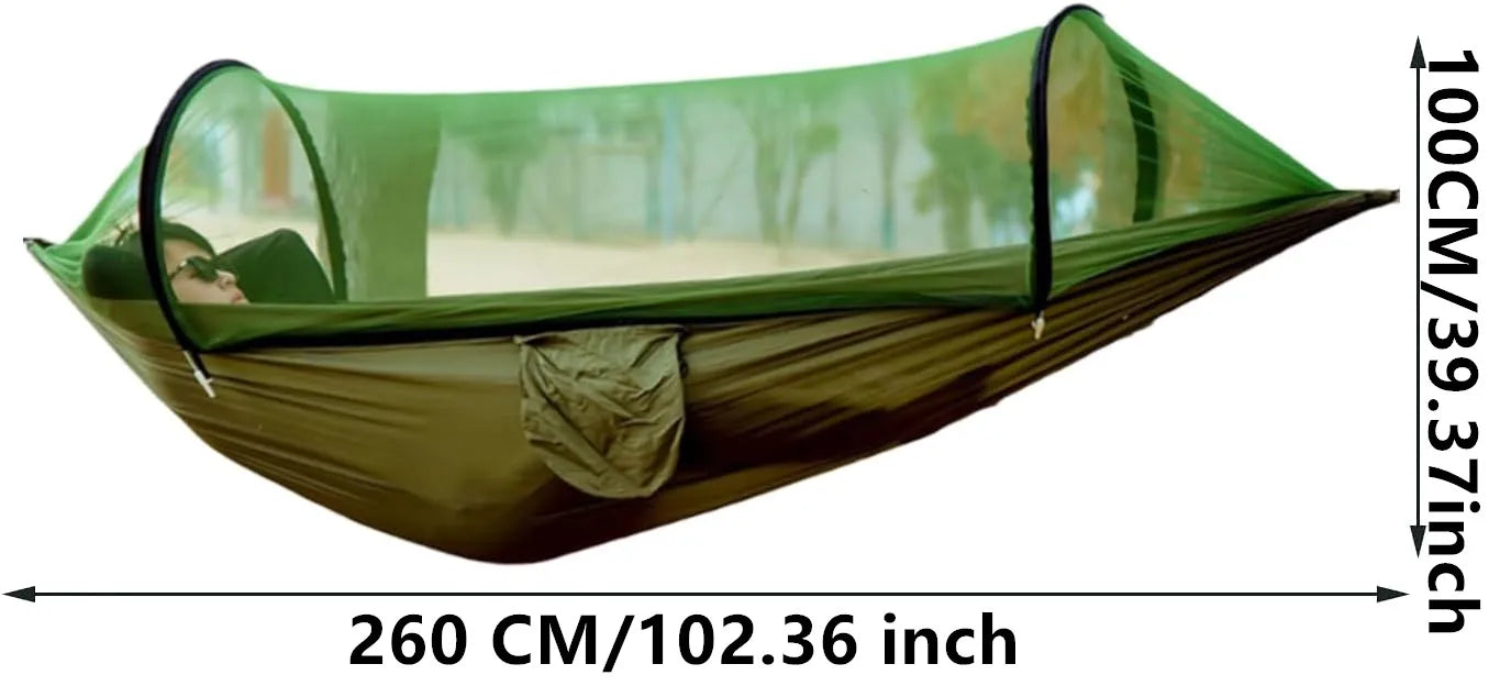 Portable Camping Hammock — Lightweight Travel Hammock with Straps