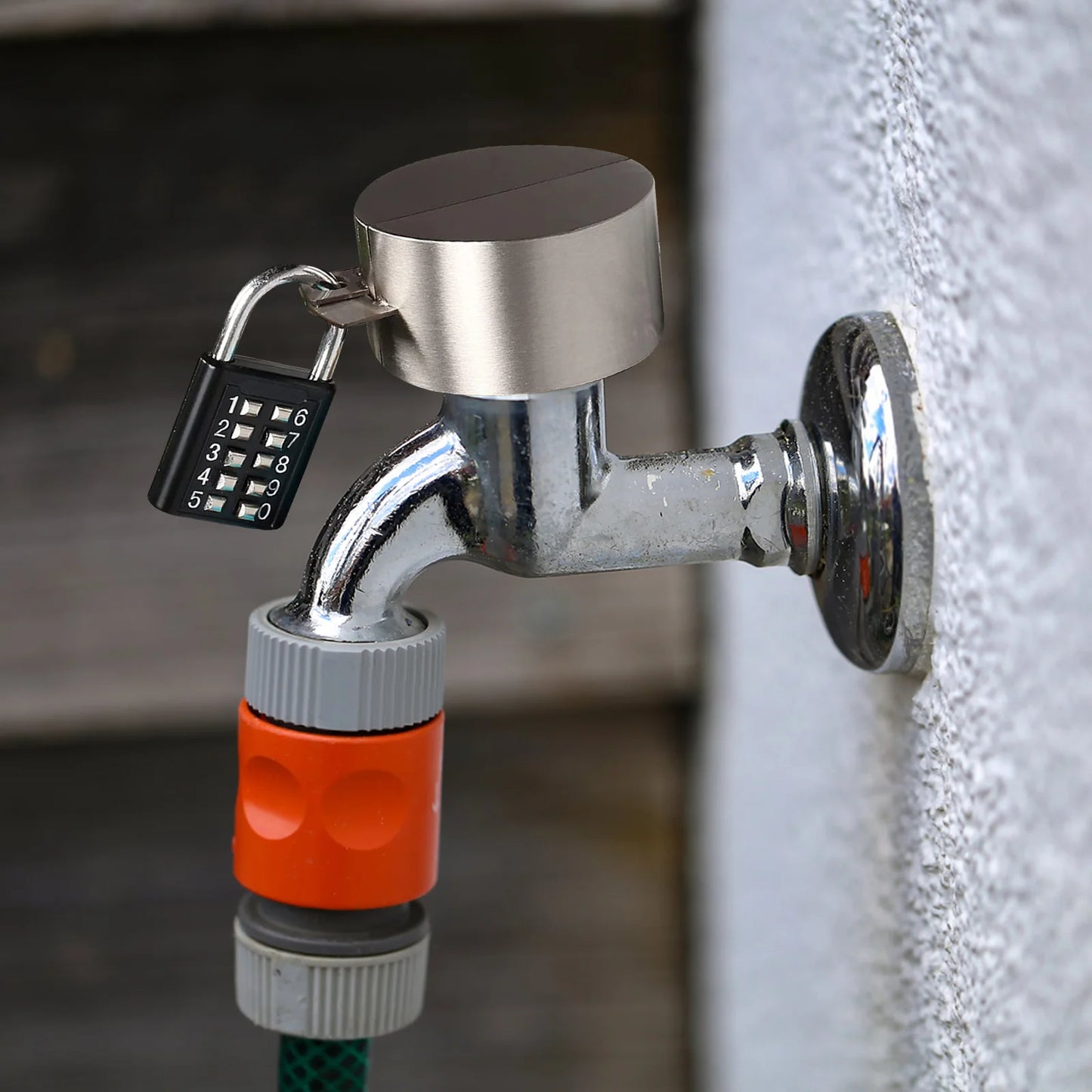 Water Faucet Lock Outdoor Spigot Security with Code Locking