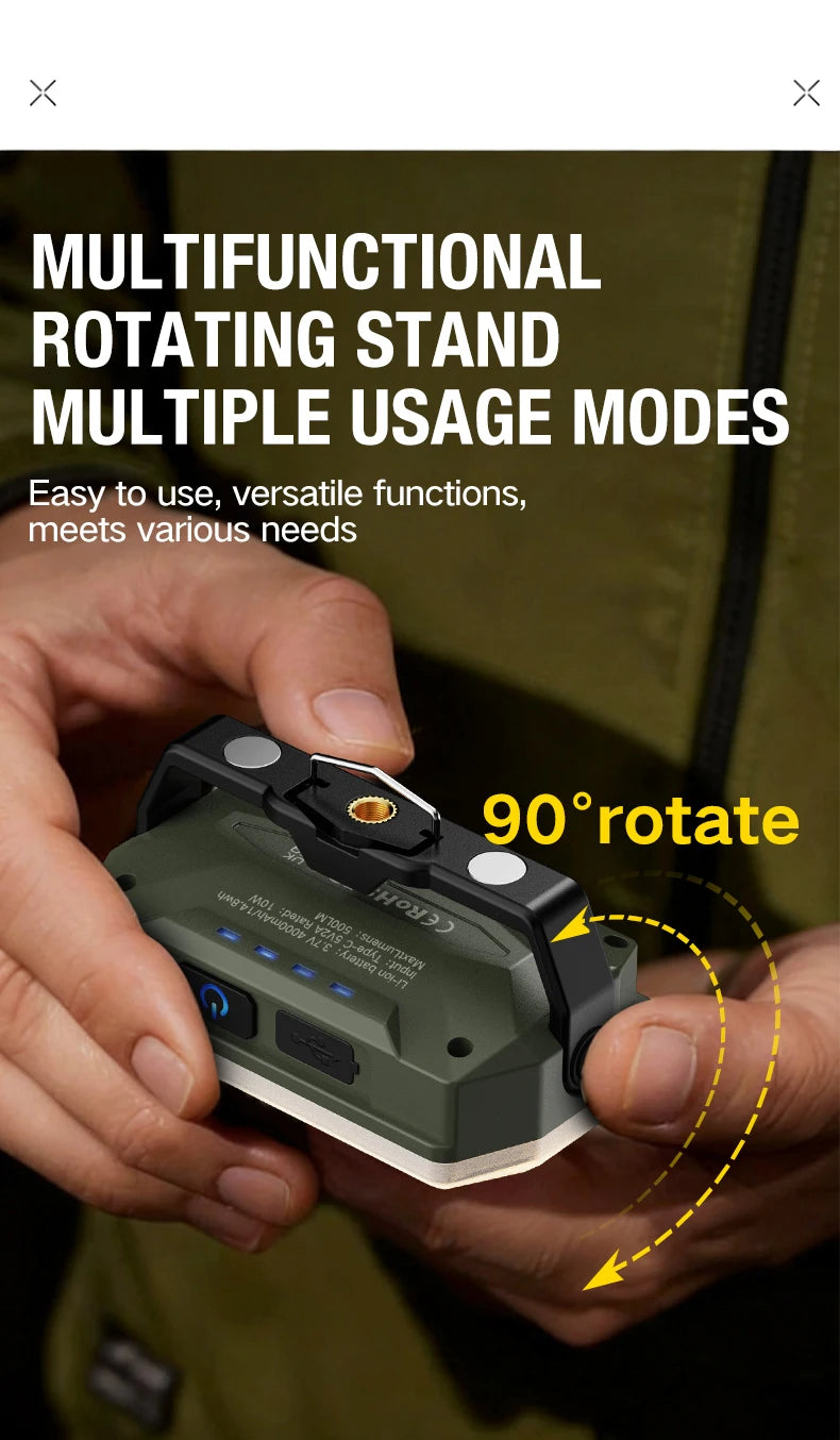 Rechargeable Camping Lantern — Portable Hanging Light for Tents