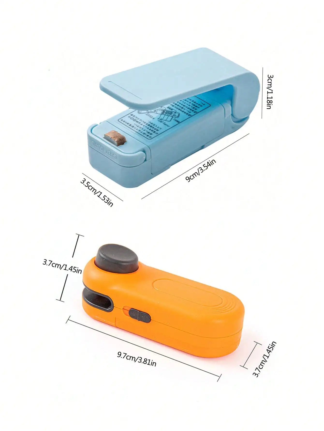 1pc Mini Food Sealer Machine, Portable Household Plastic Bag Sealing Device, Moisture-Proof & Fresh-Keeping