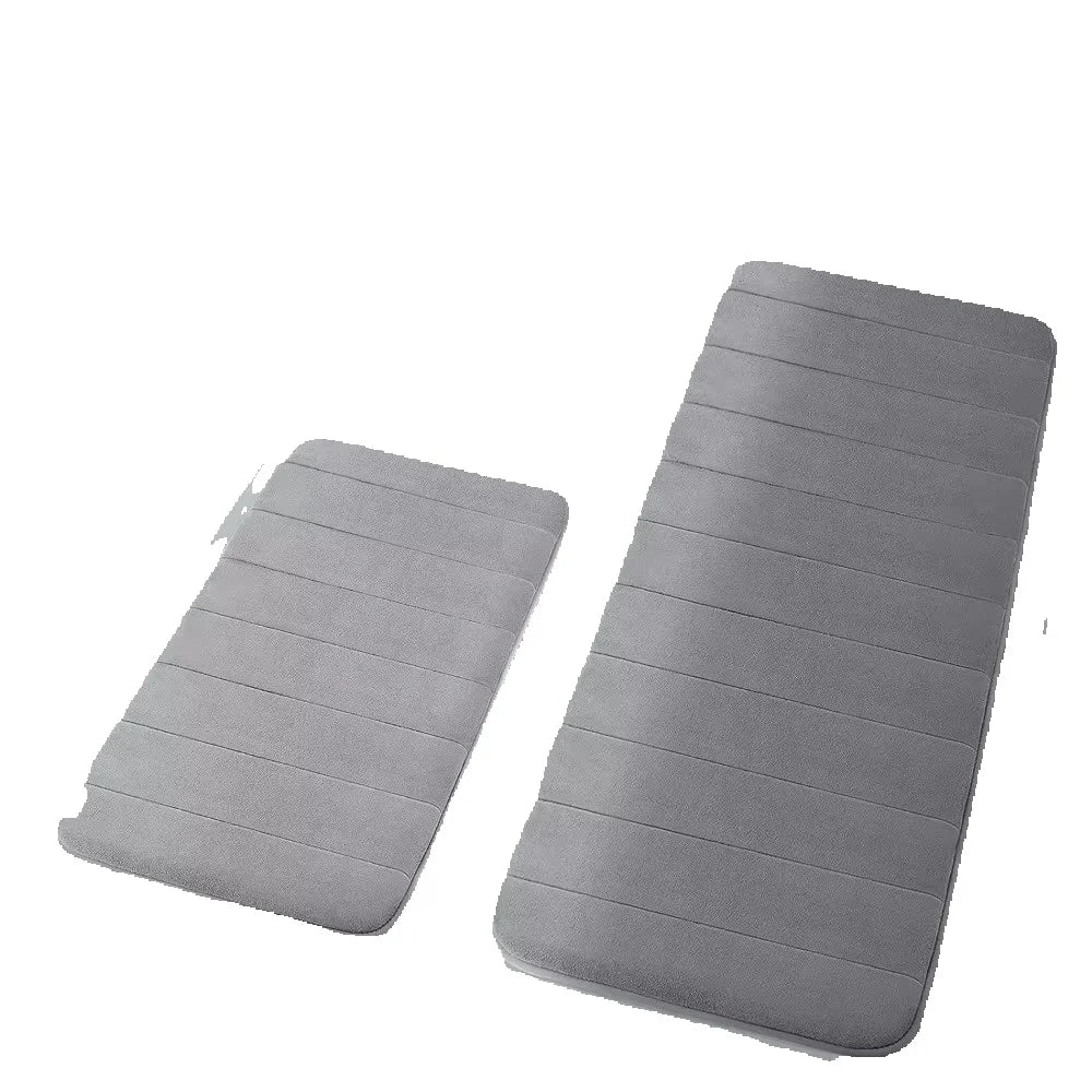 Plush Memory Foam Bath Mat — Super-Absorbent & Non-Slip, Quick-Dry