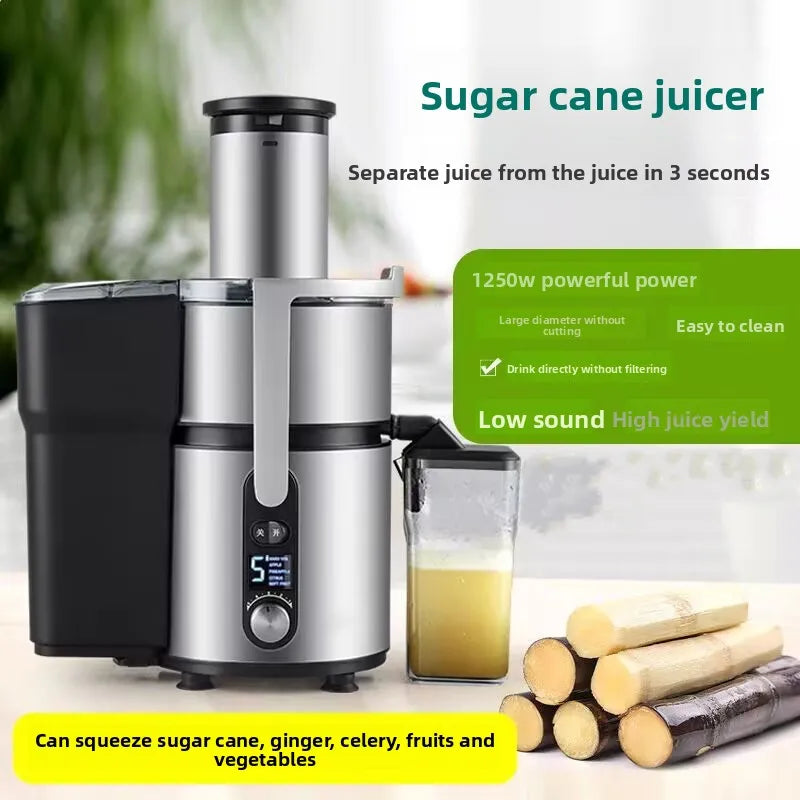 1250W High-Speed Juicer Blender — BPA-Free Stainless Steel, Quiet
