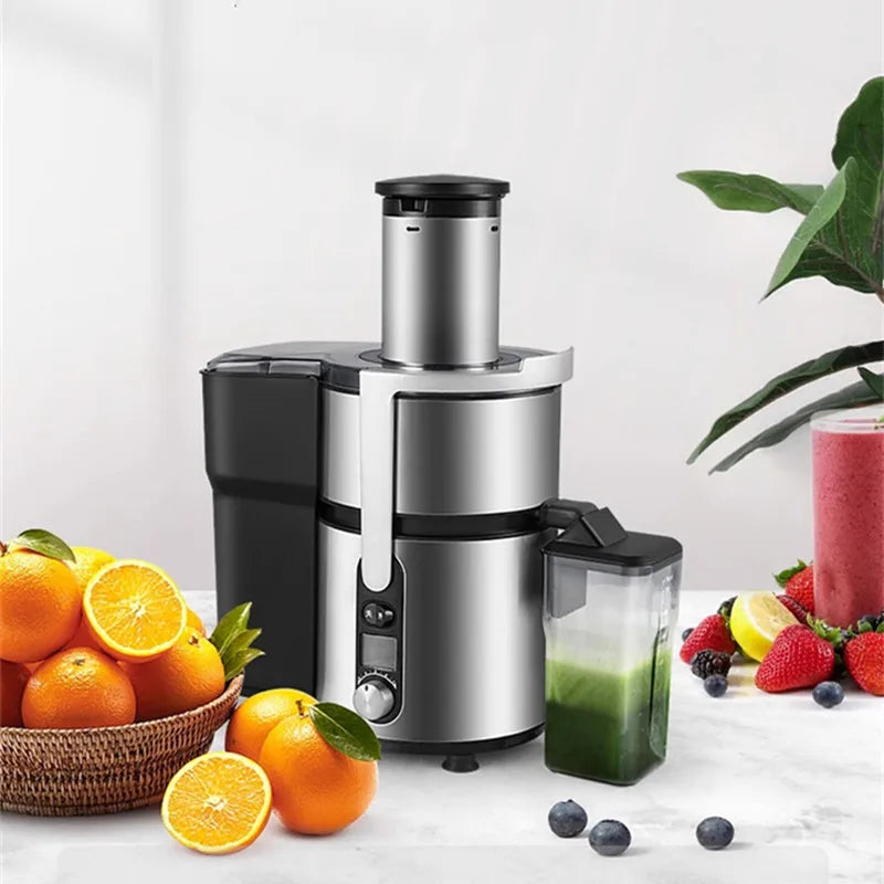 1250W High-Speed Juicer Blender — BPA-Free Stainless Steel, Quiet