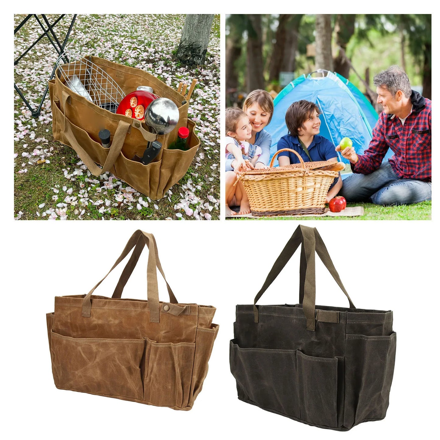 Camping Pot Storage Bag — Waterproof, Large Capacity Carry Bag