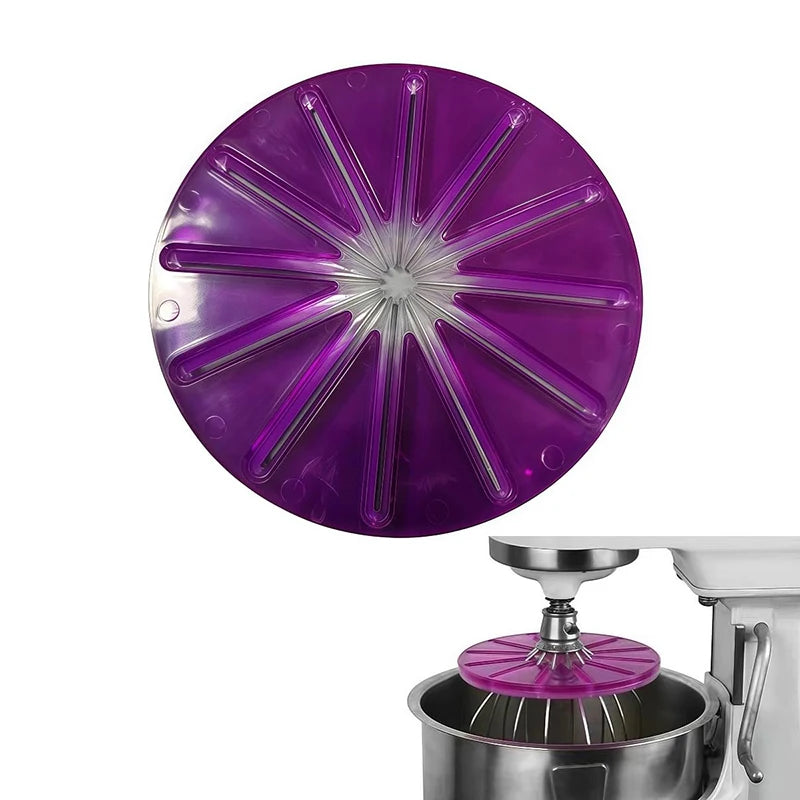 Anti-Splash Cream Scraper for Stand Mixers — 6-Wire Whisk Attachment