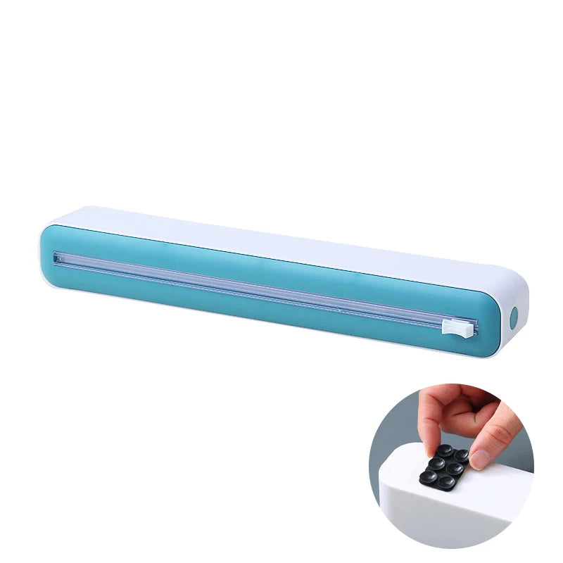 Magnetic Wrap & Foil Dispenser with Cutter — Kitchen Storage Box