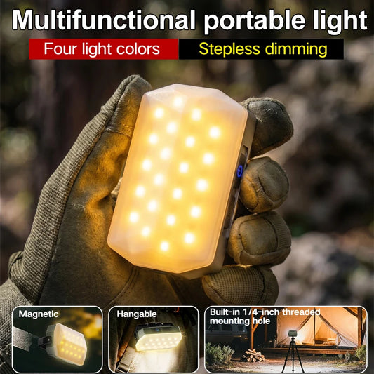 Rechargeable Camping Lantern — Portable Hanging Light for Tents