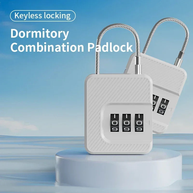 Travel Luggage Combination Padlock — Changeable Code, Multi-Use