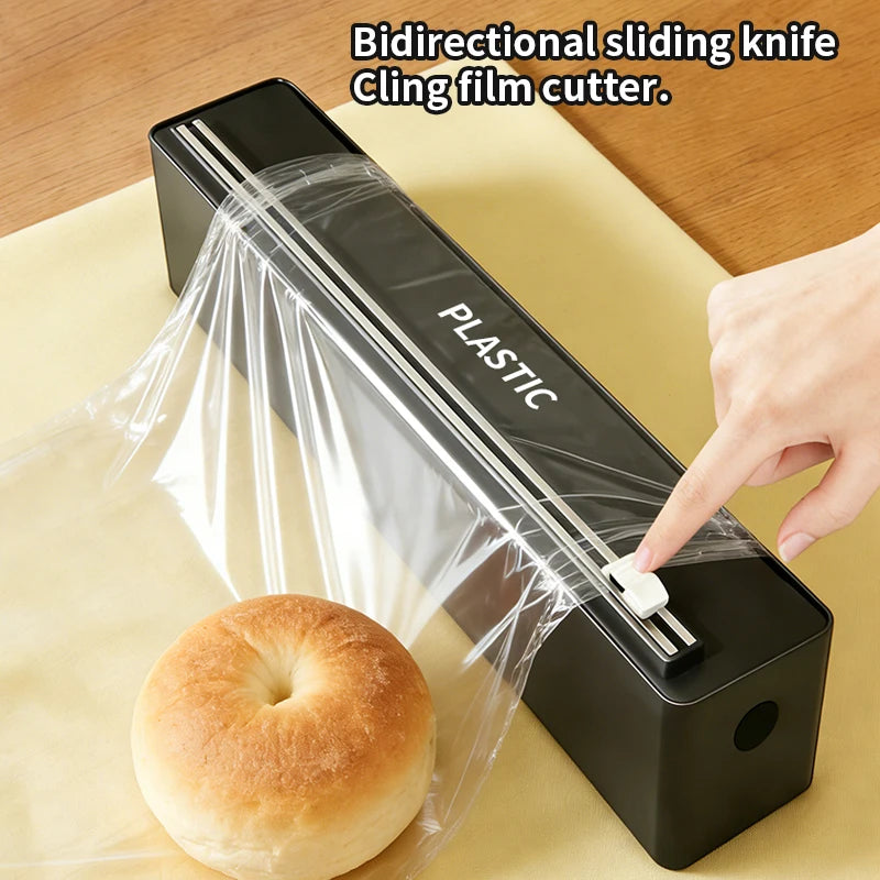 Extra-Large Cling Film & Foil Dispenser — Kitchen Cutter & Organizer