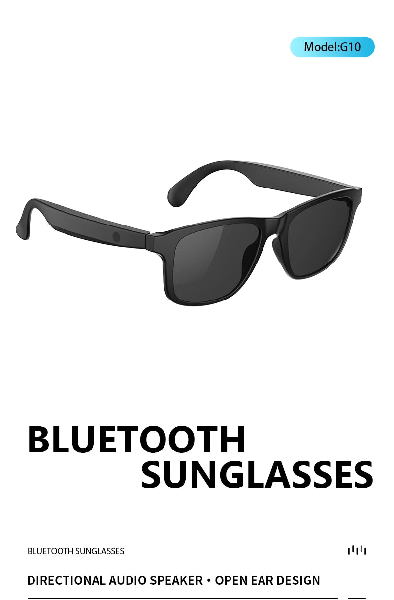 Smart Bluetooth Audio Sunglasses — Wireless Hands-Free Music Headset