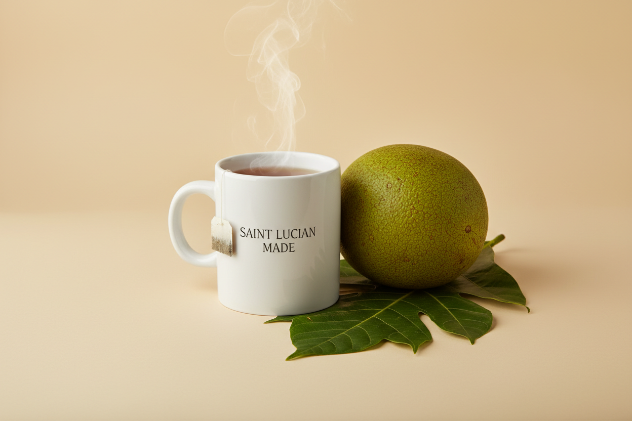 Tea Garden 758 Breadfruit Leaf Tea | Saint Lucian Herbal Tea | 12 Tea Sachets 24g | Kidney Health & Blood Pressure Support