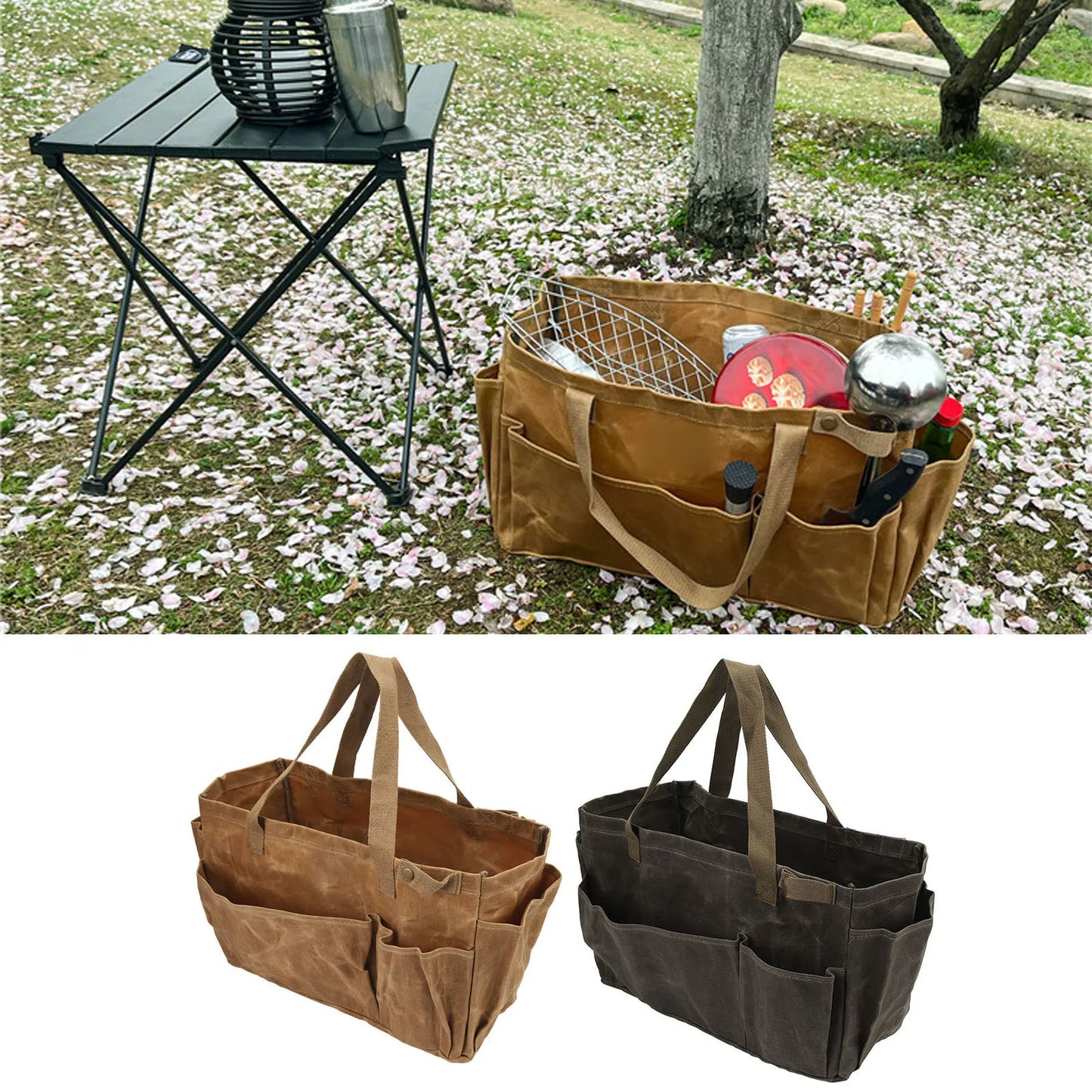 Camping Pot Storage Bag — Waterproof, Large Capacity Carry Bag