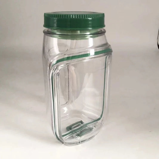 Side-Opening Salad Storage Jar - Fresh-Keep Lid, Leak-Proof