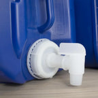 5-Stackable Containers, 5 Each w/Lids   Spigot, Easy Fill, Survial Supply Emergency Camping and Disaster Preparedness, RV, 3