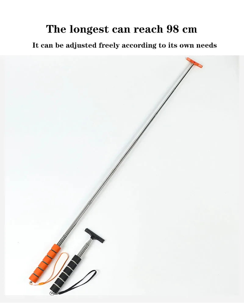 Telescopic Car Mirror & Window Cleaning Tool — Mist Wiper Brush