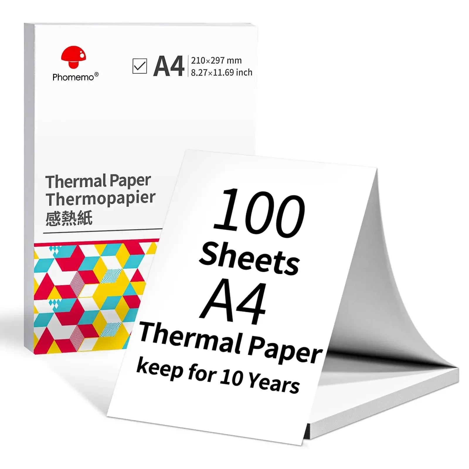 Phomemo A4 Thermal Paper Quick-Dry Continuous Printer Roll