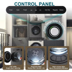 11LBS Compact Dryer with Exhaust Pipe and Electric Dryers with Stainless Steel Tub