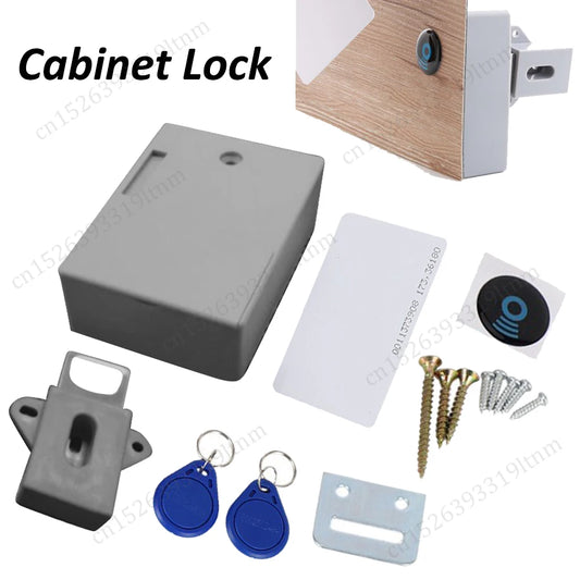 Invisible NFC RFID Cabinet Lock — Wardrobe, Drawer & Shoe Cabinet