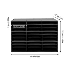 Student Mailboxes for Classroom w/ 27 Slots, Office Paper Organizer  for Organize Student Assignments, Books, Magazines, Files