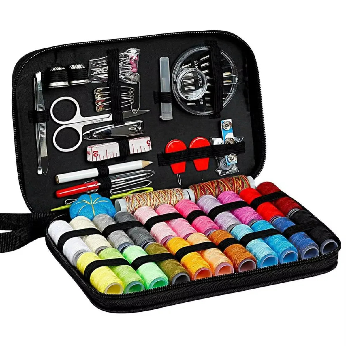 Sewing Kit, Multifunctional Sewing Box Set for Hand Quilting Stitching Embroidery – Thread Sewing Accessories Complete Kit