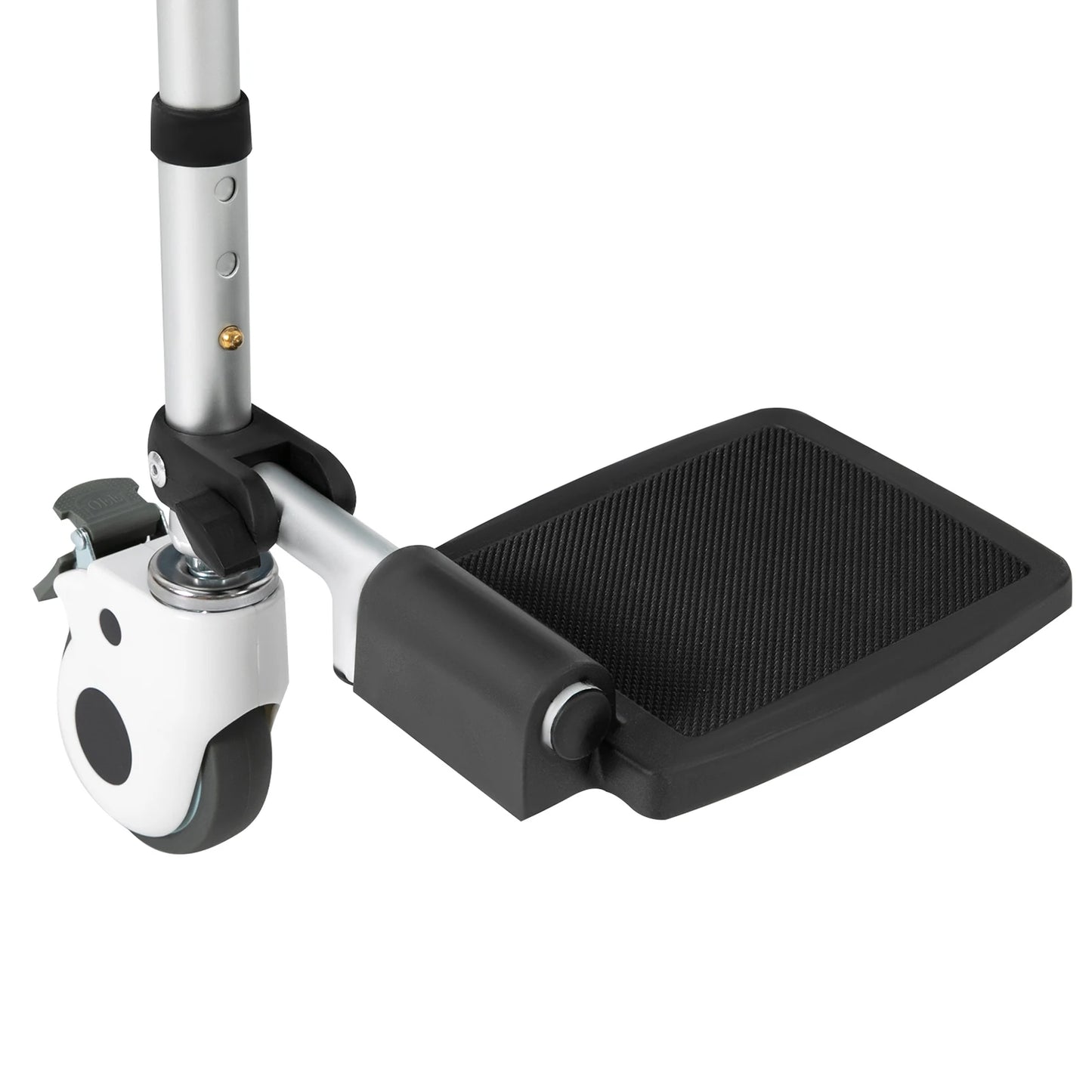 Folding Shower Chair with Wheels — Adjustable Height for Seniors