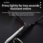 MZ02 Smart Glasses with Speaker Bluetooth Wireless Audio Touch Hands-Free Calling Stereo Music Headphones Smart Sunglasses