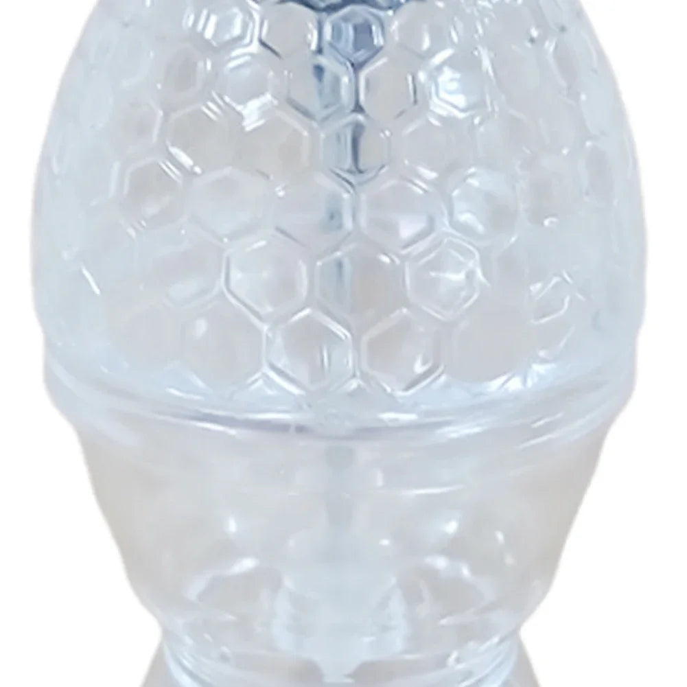 No-Drip Honey & Syrup Dispenser with Stand — Glass Jar Pourer