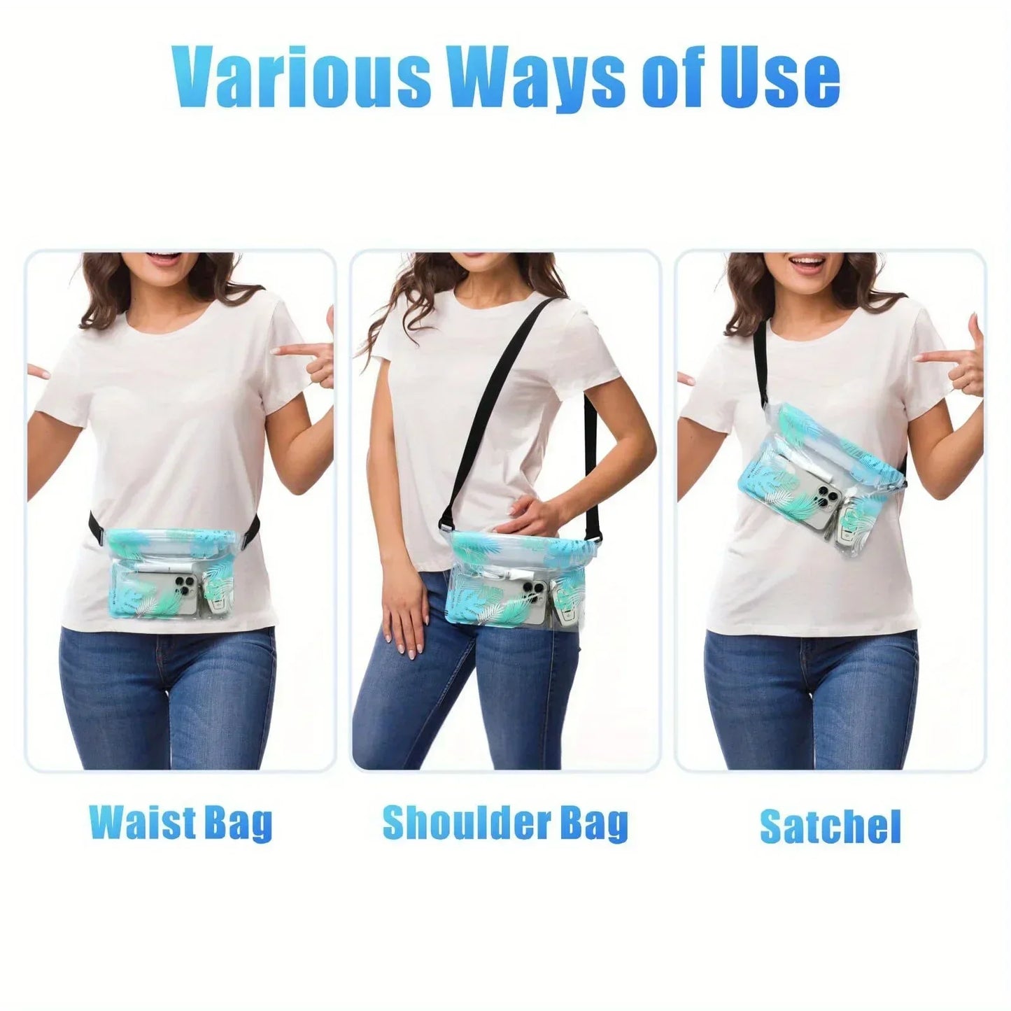 Waterproof Phone Pouch — Touchscreen, for Swimming, Diving & Drifting