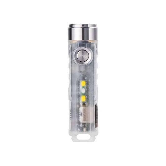 Aurora A7 Keychain Flashlight — USB-C, 650 Lumens, 8 Modes EDC