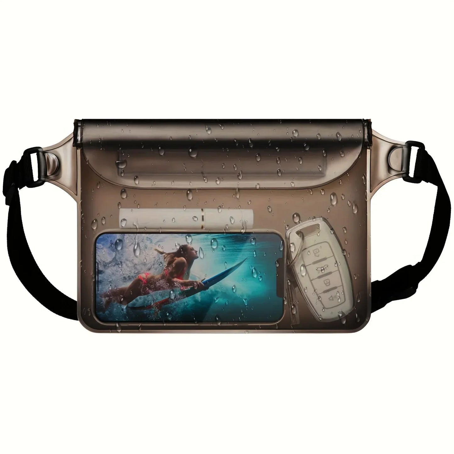 Waterproof Phone Pouch — Touchscreen, for Swimming, Diving & Drifting