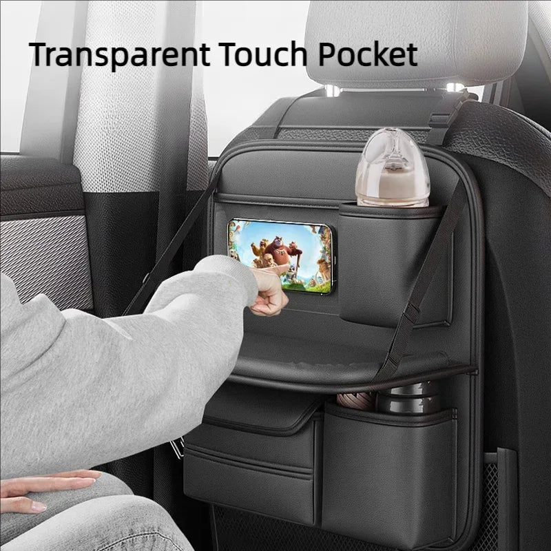 Car seat back Storage Rack Seat Bag Folding Small Table Board