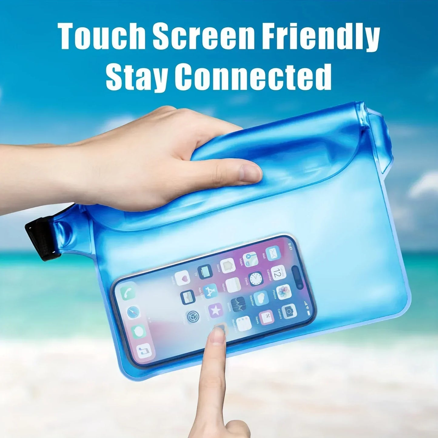 Waterproof Phone Pouch — Touchscreen, for Swimming, Diving & Drifting