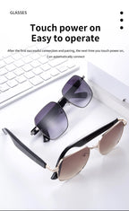 MZ02 Smart Glasses with Speaker Bluetooth Wireless Audio Touch Hands-Free Calling Stereo Music Headphones Smart Sunglasses