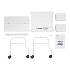 Portable Foot Bath Spa Cart Beauty Salon Nail Trolley Footrest Stand Pedicure Manicure Funiture Massage Table