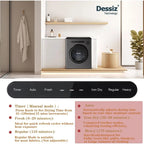 11LBS Compact Dryer with Exhaust Pipe and Electric Dryers with Stainless Steel Tub