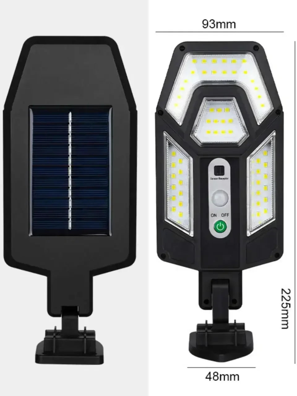 Solar LED Outdoor Wall Light Motion Sensor Garden Lamp